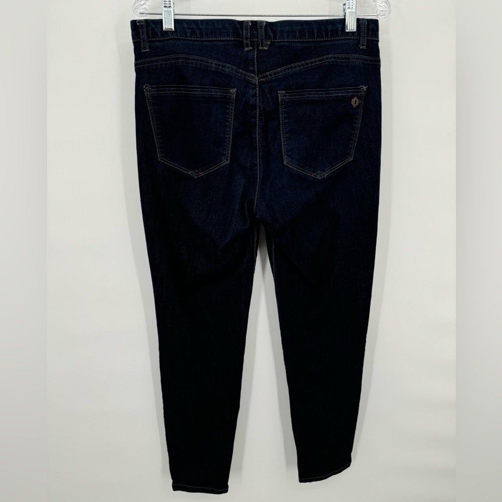 Democracy Jeans Womens 10 Ab Technology Dark Wash Skinny Leg Ankle Skimmer